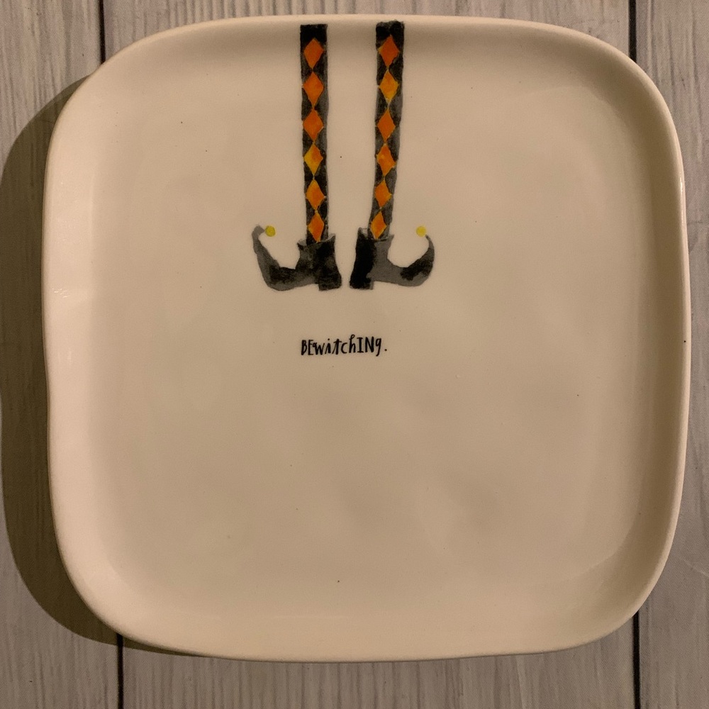 New Rae Dunn Artisan Collection Halloween 🎃 Theme 5pc Plate Set - Picture 12 of 15